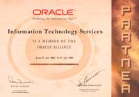 Information Technology Services Is a Member of Oracle Aalliance